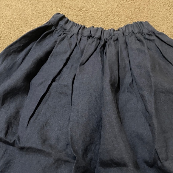 notPERFECTLINEN City Skirt Grey-Blue A-Line Skirt - Picture 5 of 10